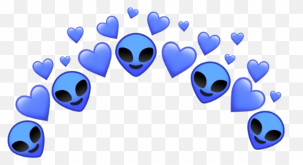 Crown Emoji Png - Green Heart