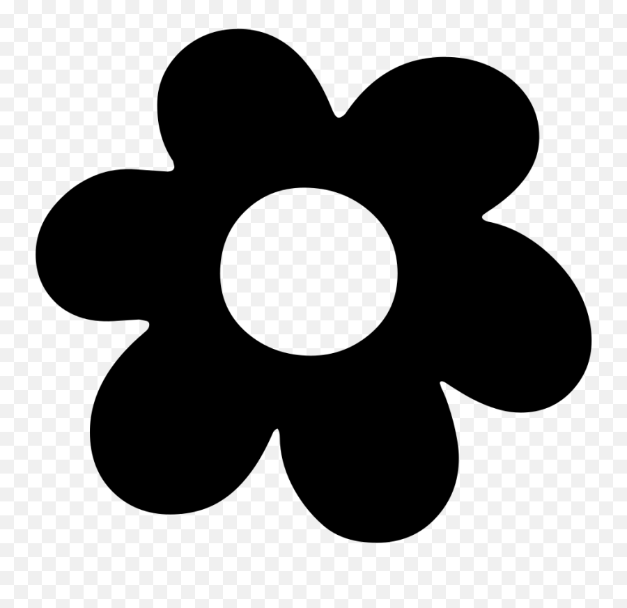 Android Emoji 1f33c - Clip Art,Black Flower Emoji