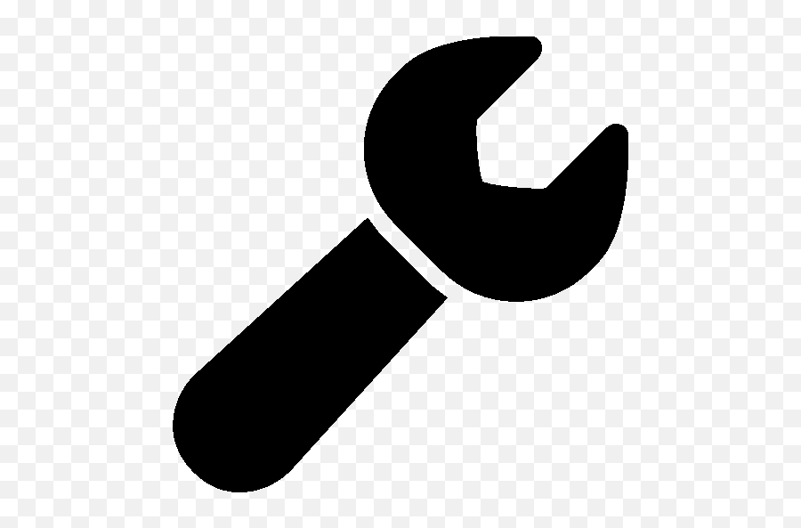 Very Basic Settings Wrench Filled Icon - Repair Tool Icon Emoji,Wrench Emoji