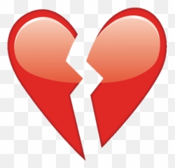 Overlay Tumblr Heart Corazonroto Corazon Heartbroken - Transparent Broken Heart Emoji,Heartbroken Emoji