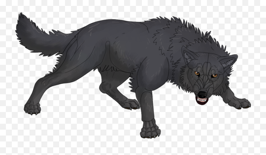 Angry Wolf Png Clip Art Freeuse Library - Angry Wolf Transparent Background Emoji,Wolf Face Emoji