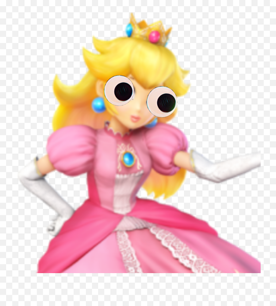 Googlyeyes When Peach Plays Googly Eyes - Super Smash Bros Wii U Peach Emoji,Googly Eye Emoji