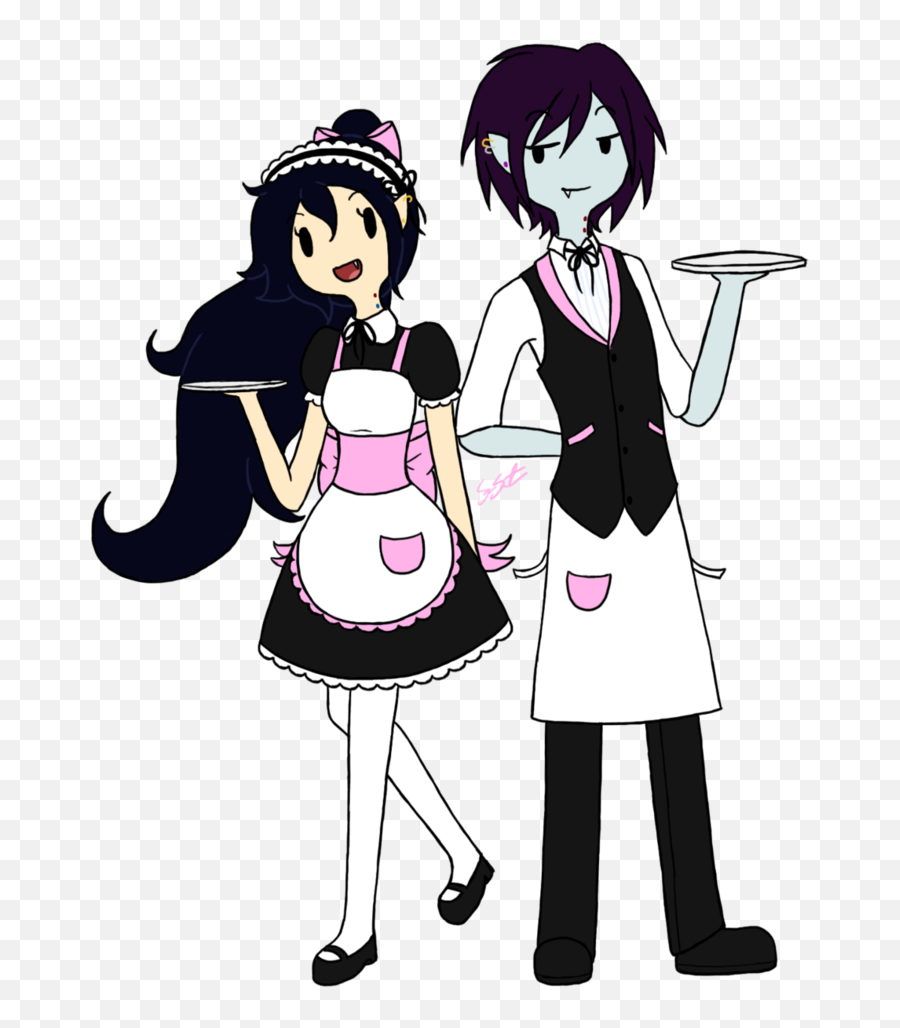 Waitress Clipart Comic Waitress Comic - Waitress Waiter Picture Cartoon Emoji,Waitress Emoji