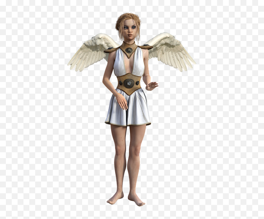 Angel Wing Guardian - Girl Emoji,Guardian Angel Emoji