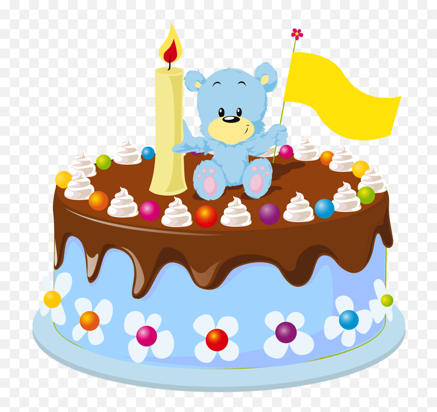 Happy Birthday Kuchen Clipart - Birthday Cake Cartoon Images Png Emoji,Happy Birthday Emoji Song