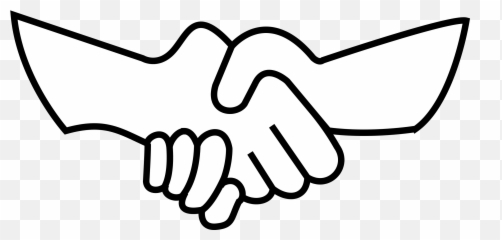 Holding Hands Clipart Transparent - Black And White Emoji