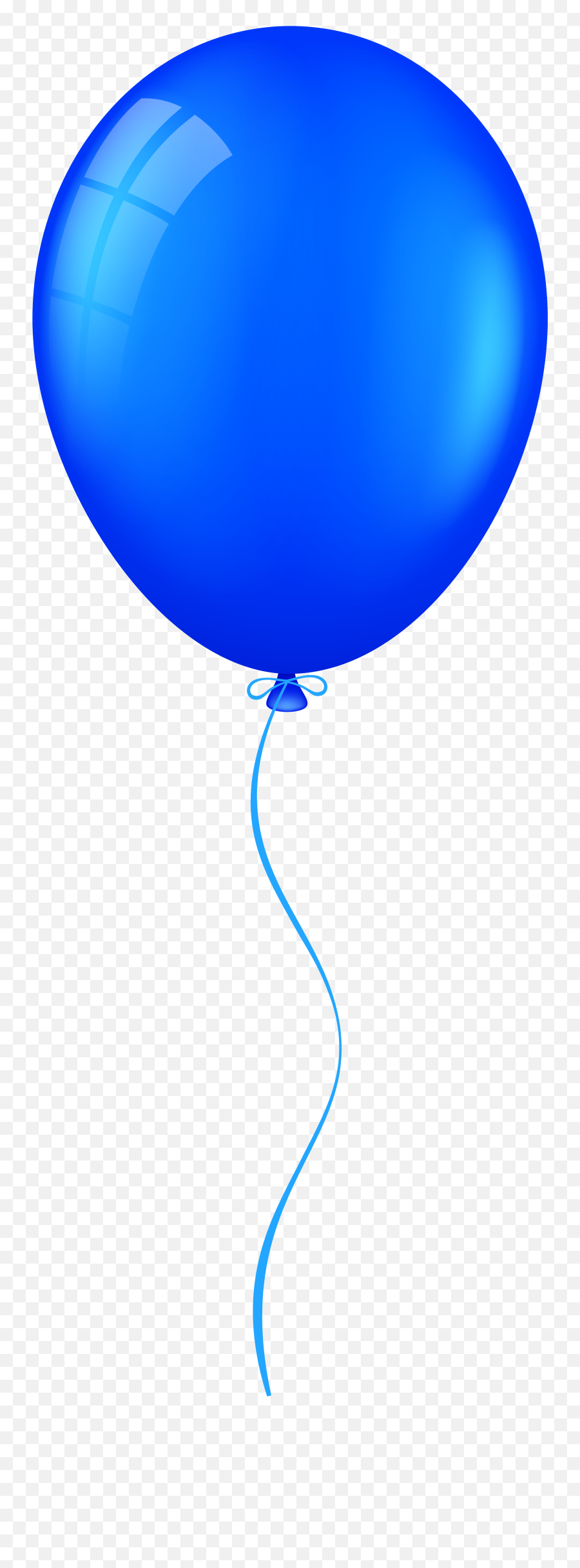 Blue Balloon Clipart Transparent - Blue Cartoon Balloon Transparent Background Emoji,Baloon Emoji