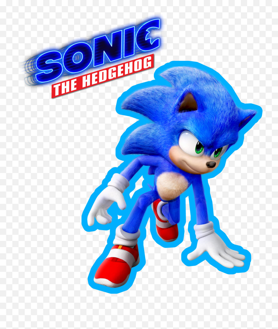 Sonic The Hedgehog Movie - Movie Sonic Render Emoji,Sonic The Hedgehog Emoji