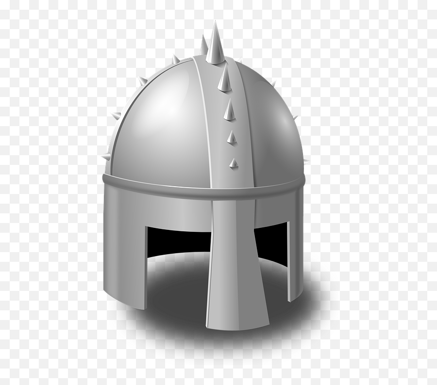 Helmet Metal Mediaeval - Cartoon Knight Helmet Emoji,Pot Of Gold Emoji