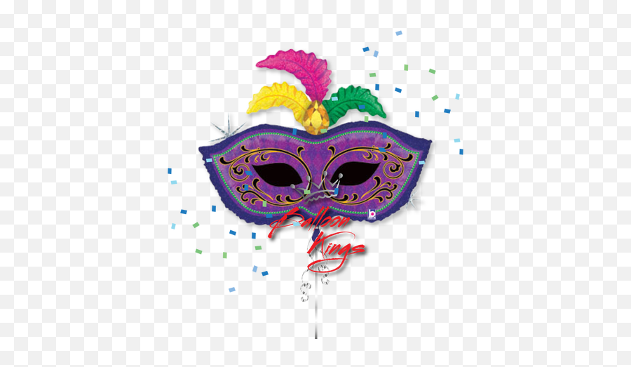 Mardi Gras Feather Mask - Masks Mardi Gras Emoji,Mardi Gras Emojis