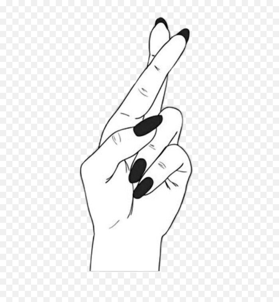 Popular And Trending Fingers Stickers On Picsart - Aesthetic White Fingers Emoji,Black Ok Hand Emoji