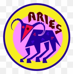 Aries Zodiac Sign Clipart - Star Of David Emoji
