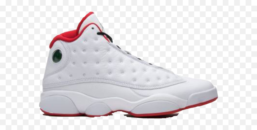 Jordan 13 Jordans Jordan13 Redandwhite Red White Shoes - Jordan 13 History Of Flight Emoji,Emoji Shoes Jordans