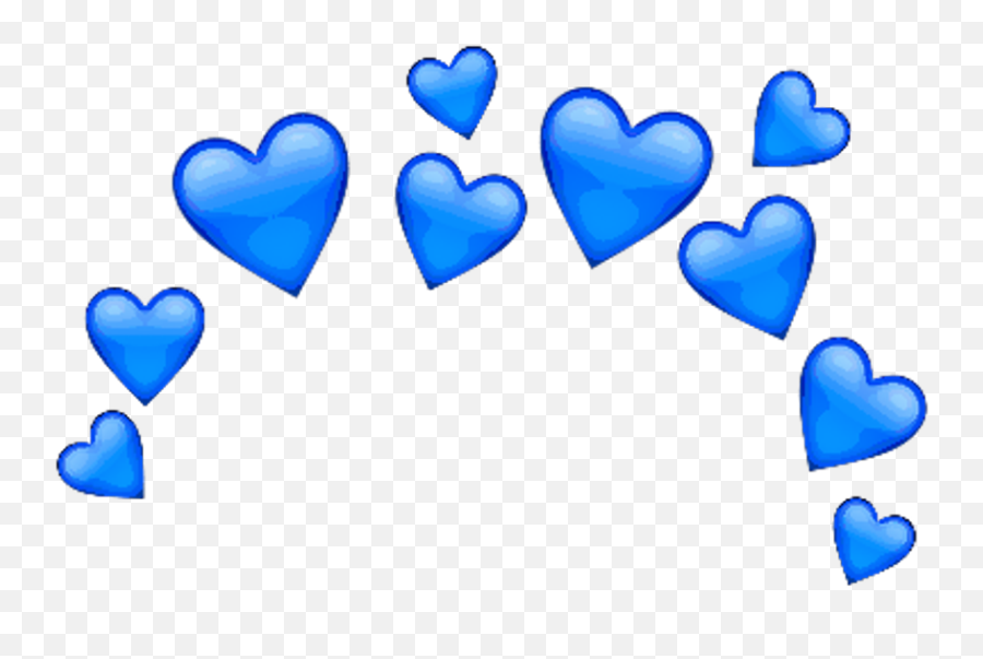 Blue - Blue And Red Heart Emoji,Bts Twitter Emoji