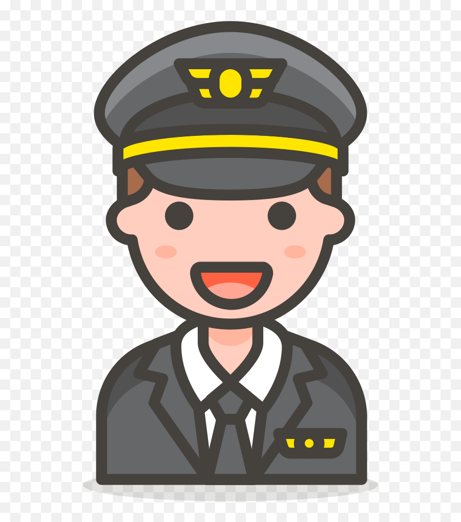174 - Icon Pilot Png Emoji,Police Officer Emoji
