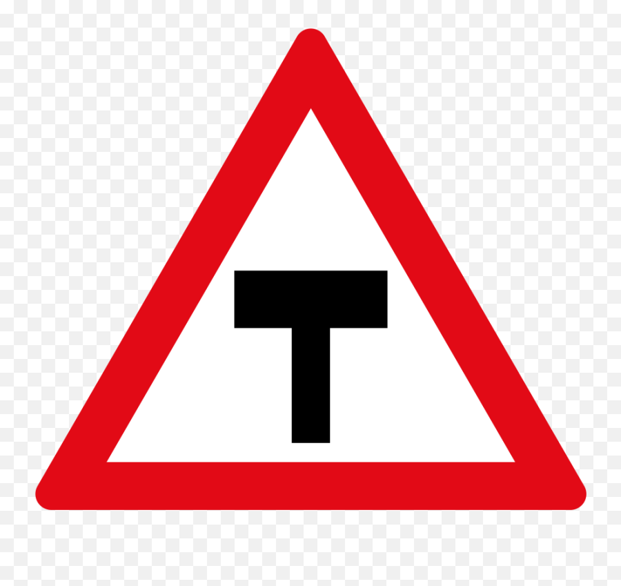 Sadc Road Sign W104 - Side Road Left Sign Emoji,Arab Emoji