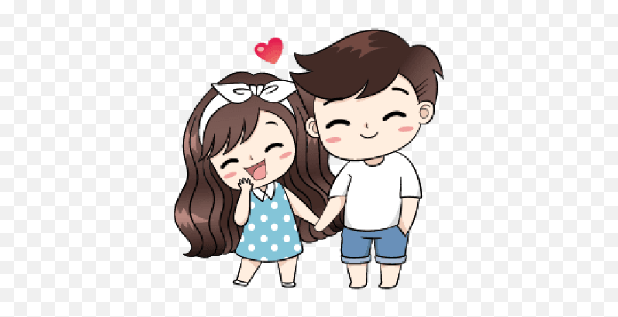 Couple Png And Vectors For Free - Cartoon Cute Couple Dp Emoji,Gay Couple  Emoji - free transparent emoji 
