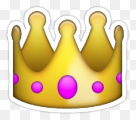 Épinglé Par Hibaallah Saad Sur Emoji - Iphone Transparent Crown