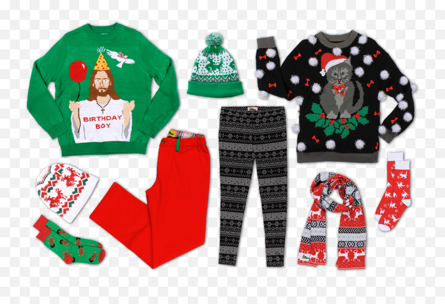 Ugly Sweater Transparent Png Clipart - Christmas Jumper Emoji,Emoji Jumpers