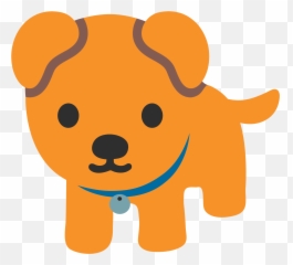 Emoji Dog Transparent Png - Cartoon Transparent Background Dog Png,Animal Emojis