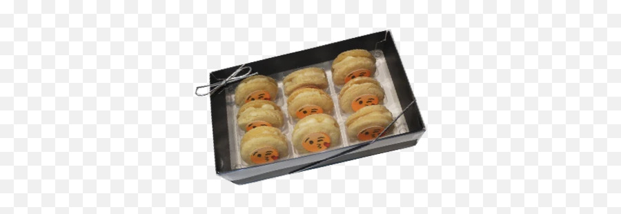 Appetizer Sandwich Cookies With Kiss Emoji - California Roll,Sandwich Emoji