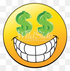 Emoji Clipart Calm Transparent Free For Download - Money Eyes