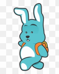 Animal Anthropomorphic Anthropomorphized Animals Blue Bunny - Rabbit Emoji,Goat Emoji