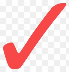 Check Mark Red Tick - Png Emoji