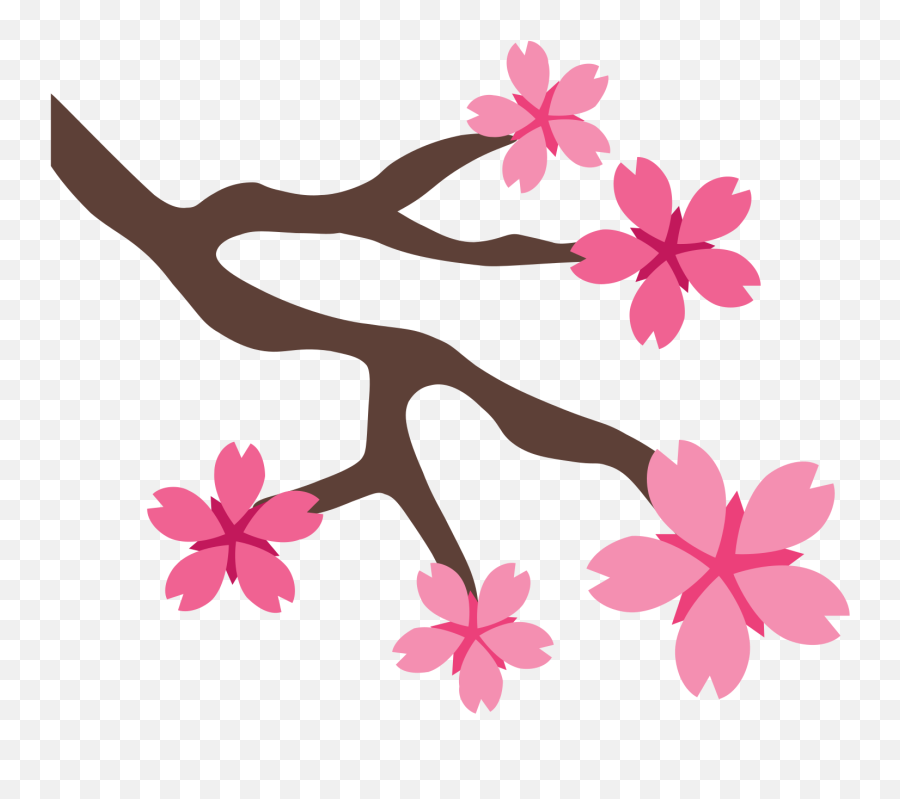 Sakura Flower Png Transparent - Flor Sakura Png Emoji,Sakura Blossom Emoji
