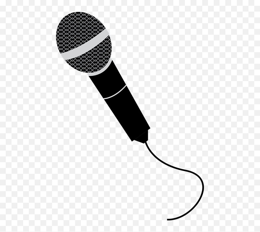 Desenho De Microphone Png Clipart - Singing Transparent Microphone Emoji,Mic Emoji Png