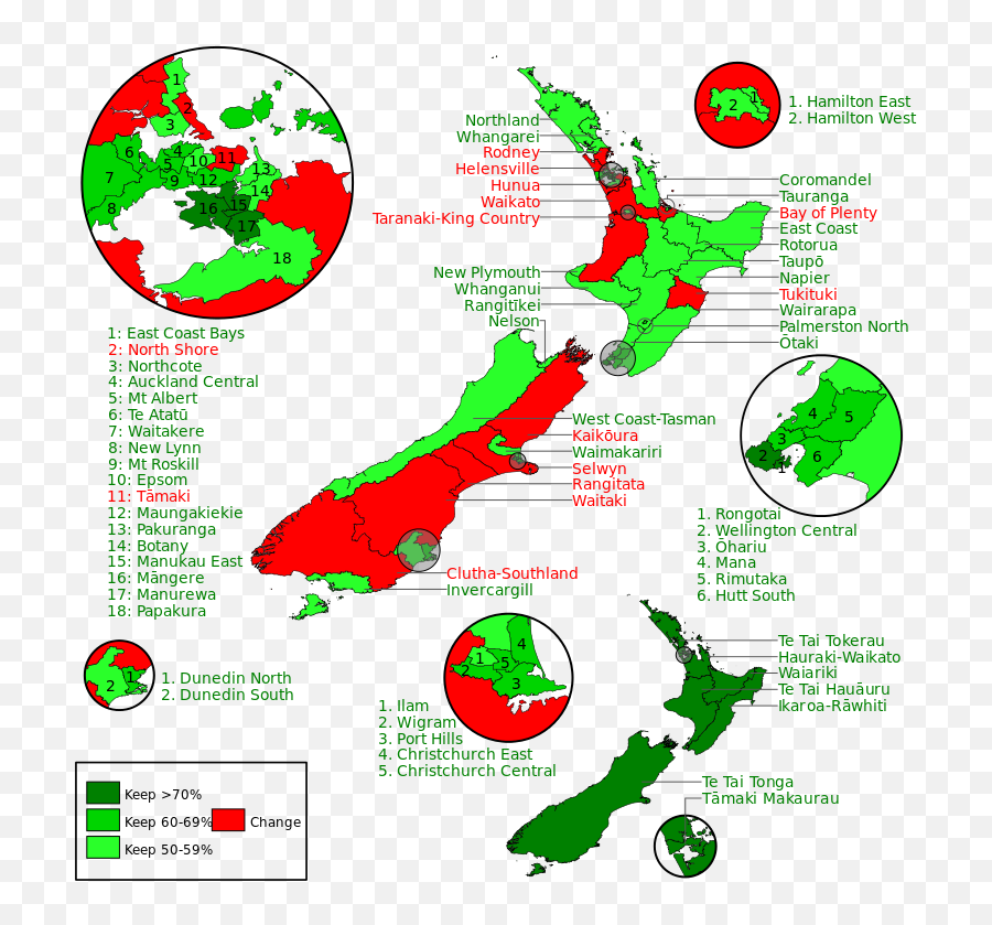 New Zealand Referendum 2011 Part - Circle Emoji,West Coast Emoji