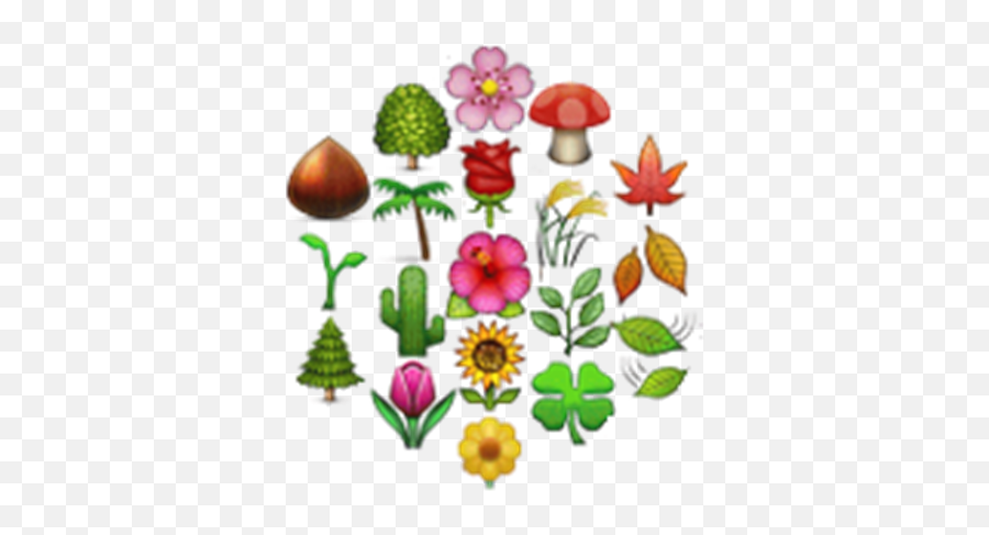 Download Flowers Emoji Png Plants Emojis Roblox Vector - Qantu,Emojis Png
