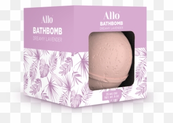 Dreamy Lavender Bath Bomb - 35 Mg Cbd Allo Bath Bomb Emoji,Bomb Emoji