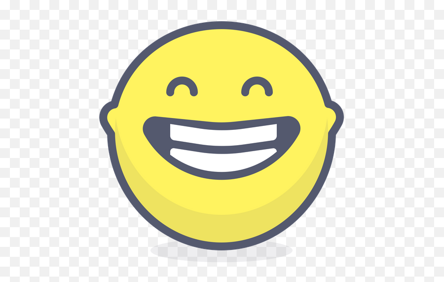 Laughing Emoji Icon Of Colored Outline - Smiley,Comet Emoji