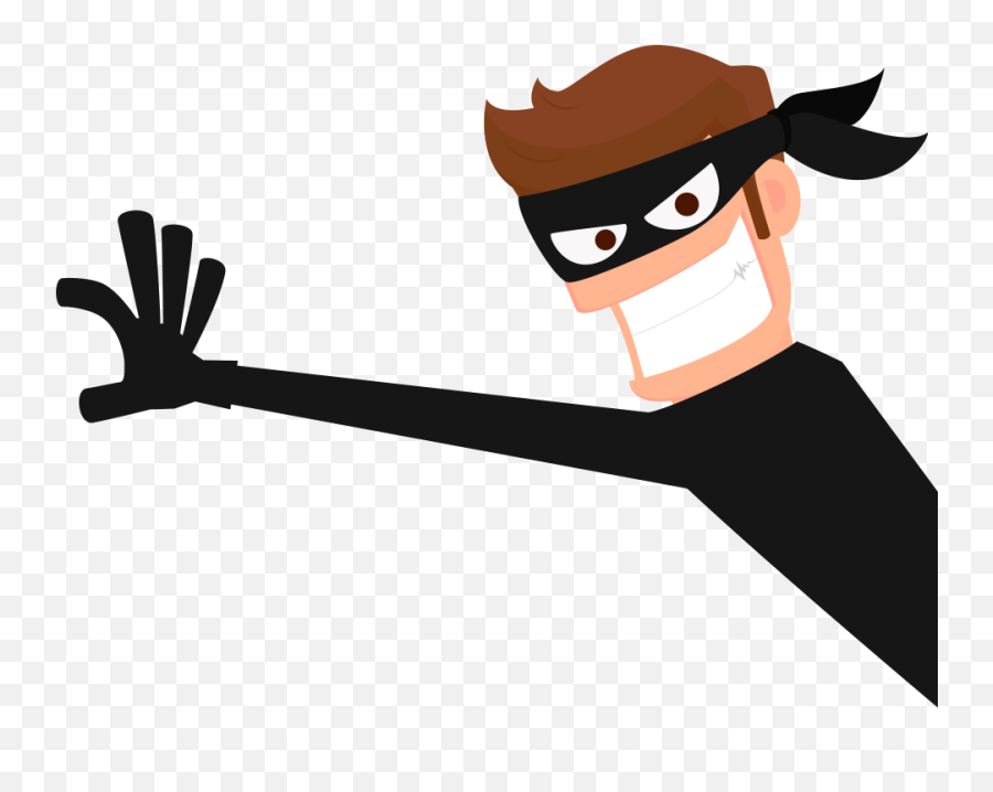 Clipart Transparent Robber - Transparent Background Robber Clipart Emoji,Robber Emoji