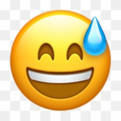 Popular And Trending Sweat Stickers - Emoji Apple