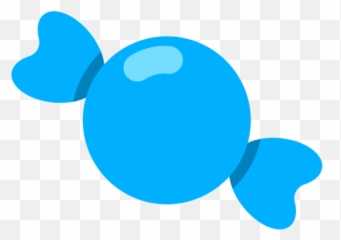 Candy Emoji - Candy Clipart Blue,Candy Emoji