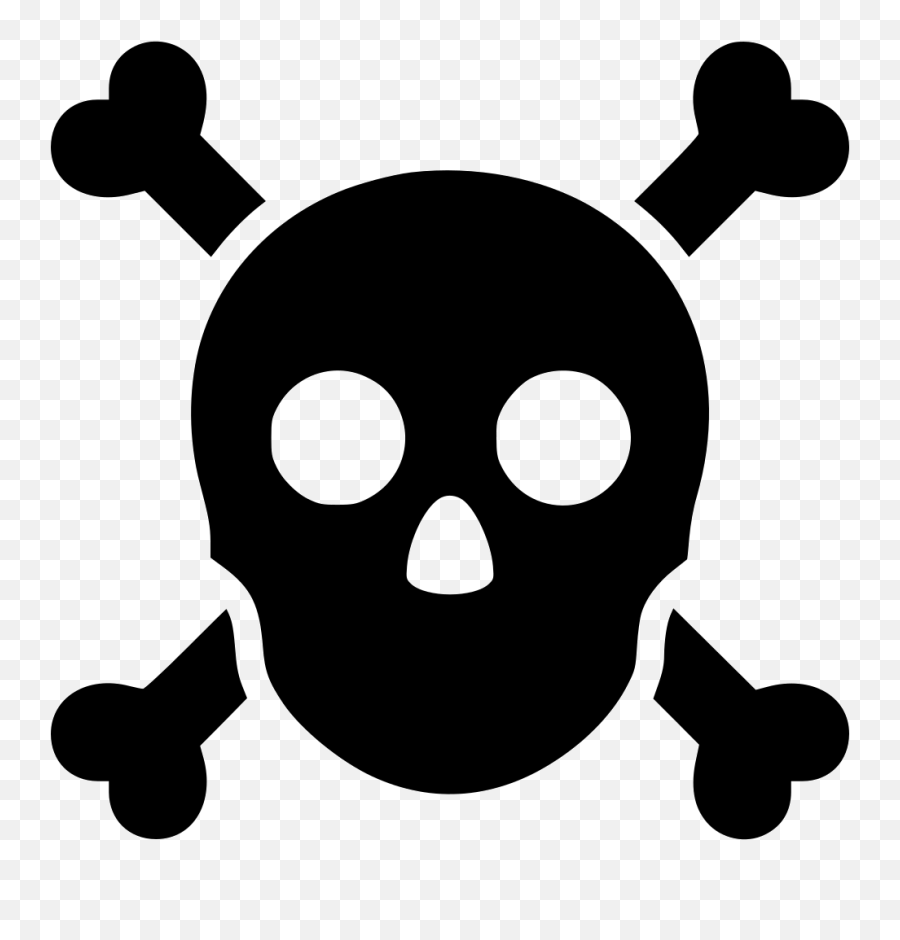 Crossbones Clipart Svg - Skull Poison Png Transparent Transparent Background Poison Icon Png Emoji,Poison Emoji