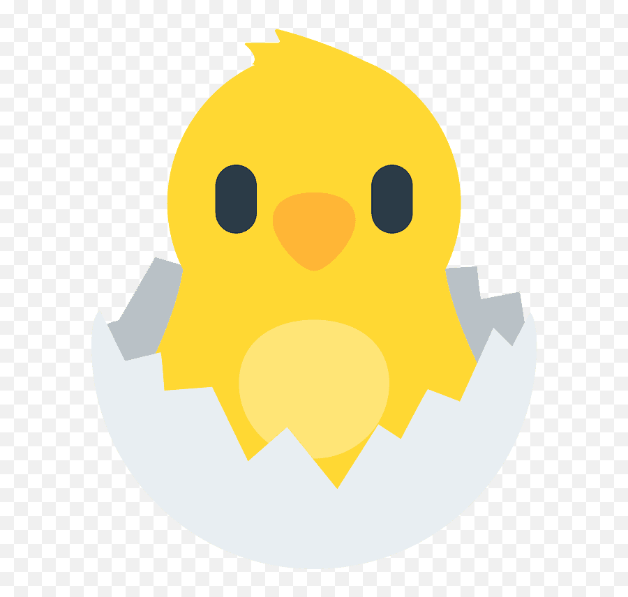 Hatching Chick Emoji Clipart Free Download Transparent Png - Chicken Hatching Emoji,Bird Emoticon