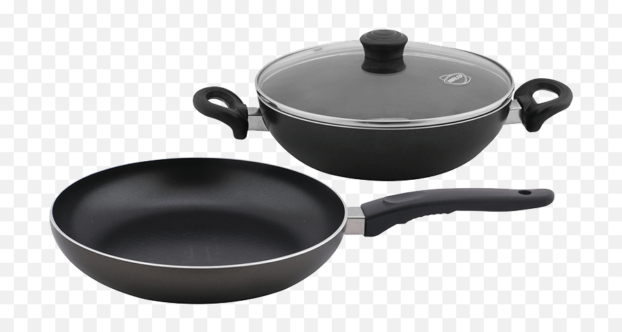 Nirlep Kitchen Essential Gift Set 3 Pcs - Kadai U0026 Fry Pan Pan Emoji,Frying Pan Emoji