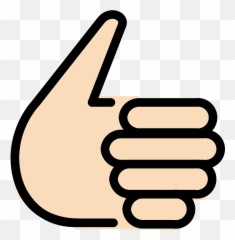 Thumbs Up Emoji Clipart - Vertical