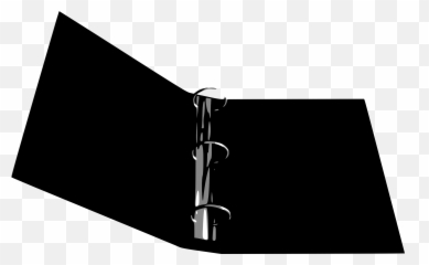 Free Binder Clipart Black And White Download Art - 3 Ring Emoji