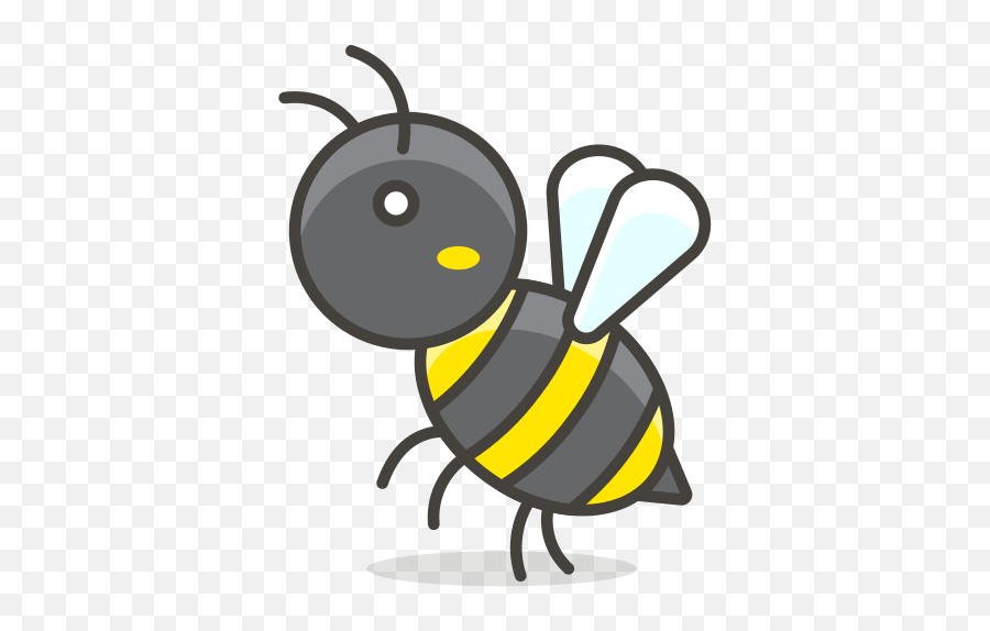 Honeybee Free Icon Of 780 Free Vector Emoji - Insecto Emoji,Honey Bee Emoji