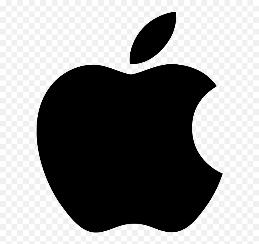 Apple Logo Black - Apple Logo Black Png Emoji,Iphone X Emoji