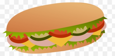 Free Cartoon Sub Sandwich Download Clip Art - Clipart Emoji