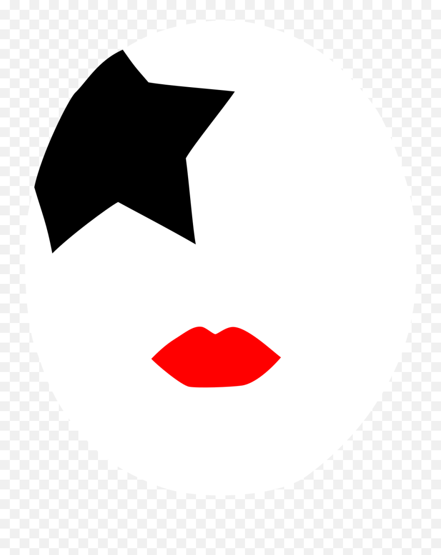 Kiss Makeup Template - Kiss Makeup Stencils Emoji,Kiss Emoji Makeup
