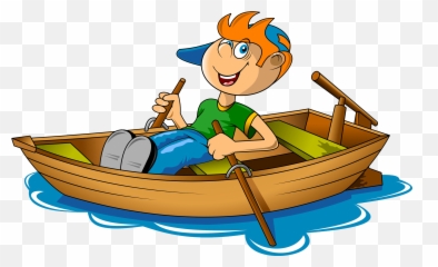 Boat On The River Clipart Png - Rowing Emoji