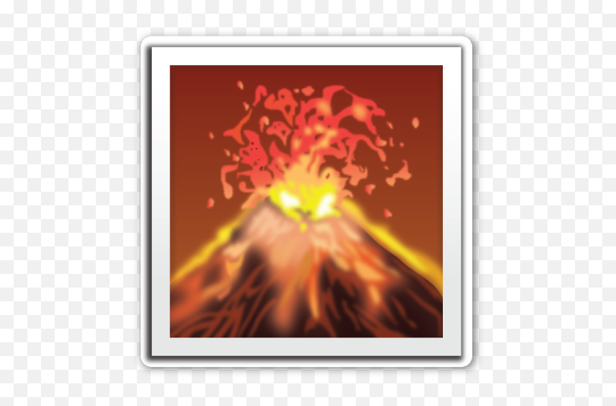 Transparent Volcano Emoji Transparent Png Clipart Free - Emoji,Volcano Emoji