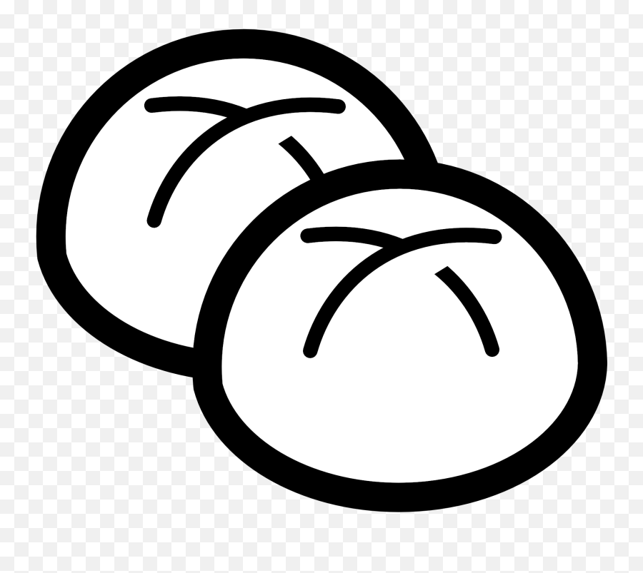 Pitr Bakery Buns Black White - Bun Clipart Black And White Emoji,Cinnamon Bun Emoji