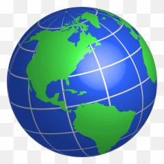 Animated Globes - Clipart Transparent Background Emoji